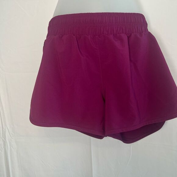 Asics Women's Magenta Athletic Shorts - Picture 12 of 14
